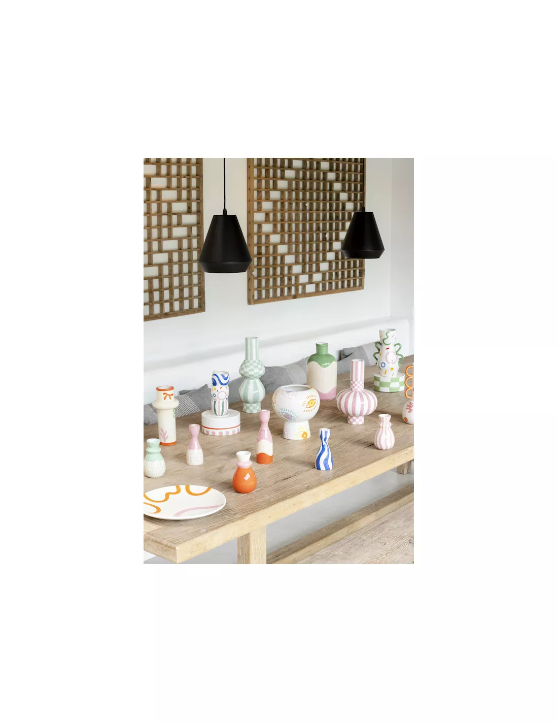 Que Rico - Pot Domingo Ojos Locos - Cache-Pot en Céramique Multicolore Peint à la Main 4 Que Rico - Pot Domingo Ojos Locos - Cache-Pot en Céramique Multicolore Peint à la Main – Image 4