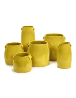 Serax Pot Tabor Jaune S Hauteur 19 Cm -Jolie Bougies Soldes pot tabor jaune s hauteur 19 cm 3