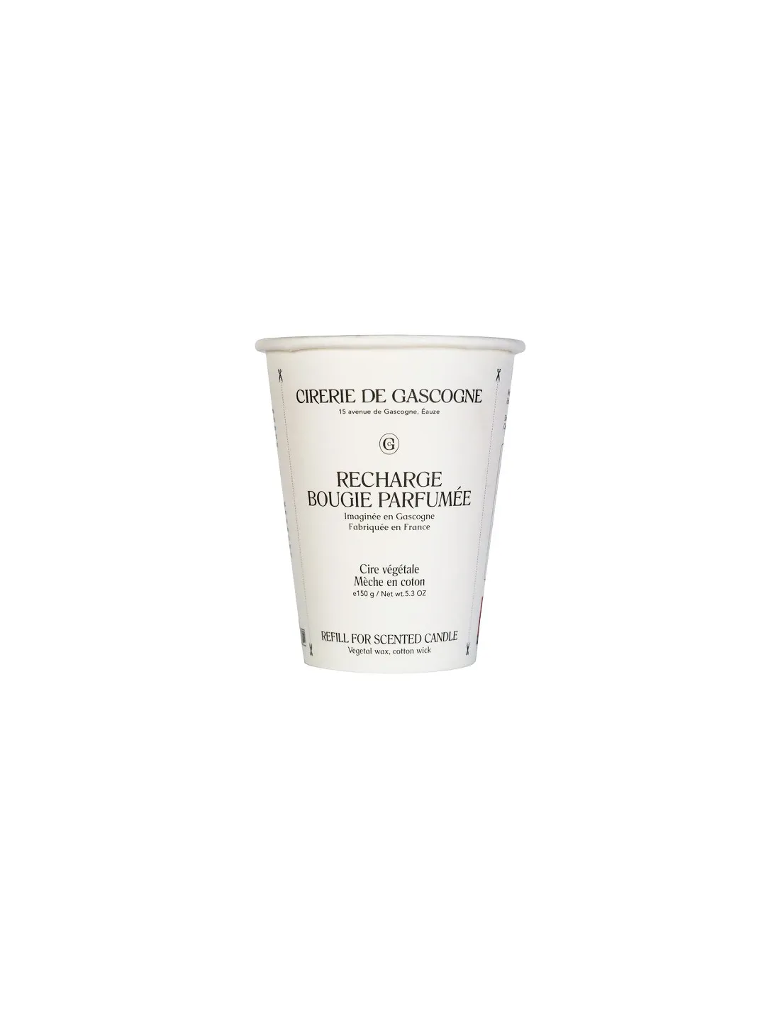 Recharge Bougie Parfumée - Cirerie De Gascogne 1 Recharge Bougie Parfumée - Cirerie De Gascogne