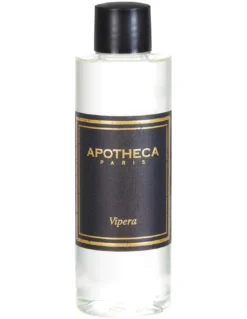 Recharge Diffuseur VIPERA Rose Et Musc – Apotheca Paris – Flacon Verre Noir et Or
