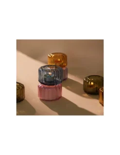 Ripple Glass Candle - Ambre Dorée 7 Ripple Glass Candle - Ambre Dorée -Jolie Bougies Soldes ripple glass candle ambre doree 2