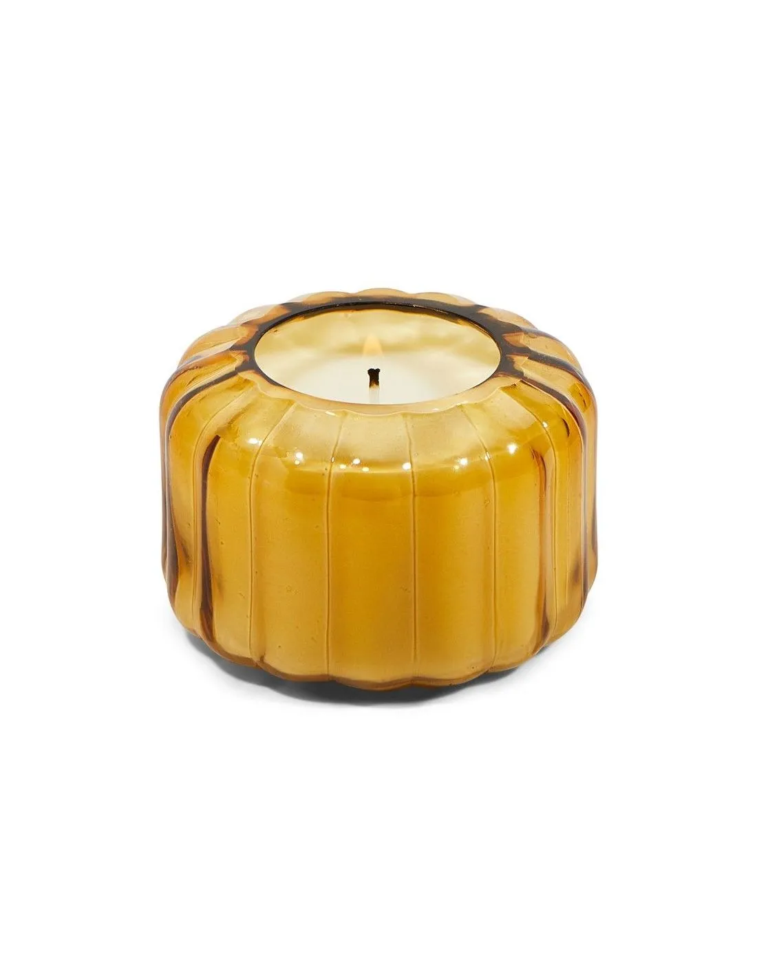 Ripple Glass Candle - Ambre Dorée 1 Ripple Glass Candle - Ambre Dorée