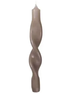 Broste Copenhagen Set De 2 Cierges Torsadés - Lin