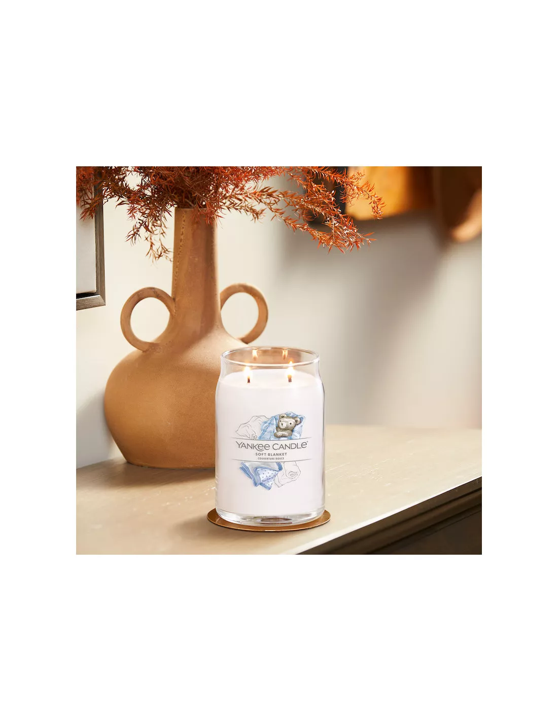 Yankee Candle Soft Blanket - Grande Bougie 2 Mèches 2 Yankee Candle Soft Blanket - Grande Bougie 2 Mèches – Image 2