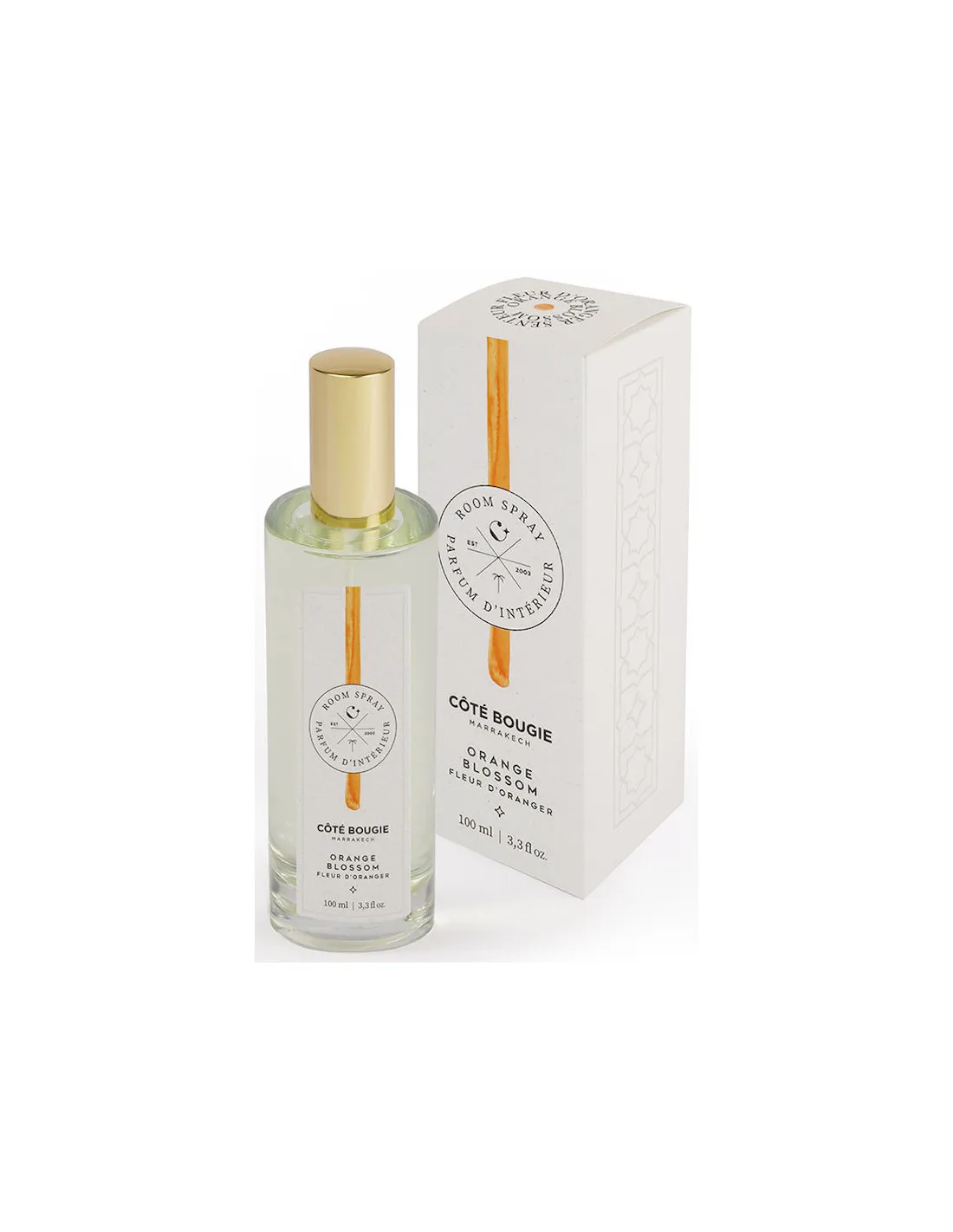 Spray D'ambiance Fleur D'oranger - Côté Bougie 1 Spray D'ambiance Fleur D'oranger - Côté Bougie