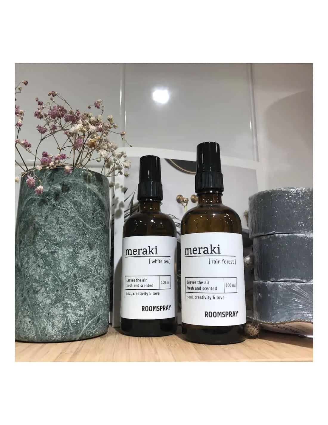 Meraki Spray Parfumé Thé Blanc 100ml 3 Meraki Spray Parfumé Thé Blanc 100ml – Image 3