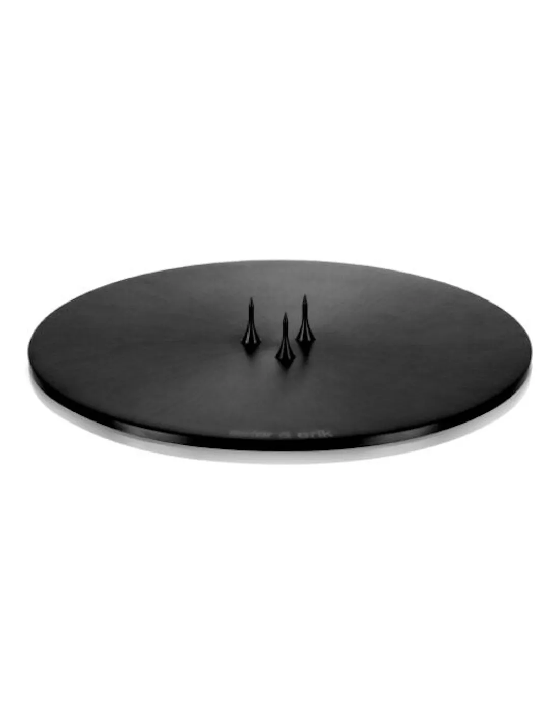 Support Bougie Pilier Noir Mat - Ester & Erik 1 Support Bougie Pilier Noir Mat - Ester & Erik