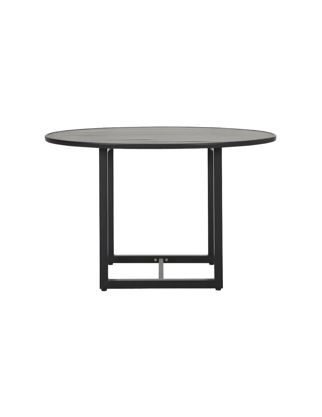 House Doctor Table D'extérieur Métal Noir 120 Cm 3 House Doctor Table D'extérieur Métal Noir 120 Cm – Image 3