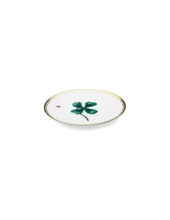 Trèfles - Assiette Déco Bitossi 17 Cm 6 Trèfles - Assiette Déco Bitossi 17 Cm -Jolie Bougies Soldes trefles assiette deco bitossi 17 cm 2