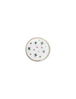 Trèfles Et Coccinelle - Assiette Déco Bitossi 17 Cm
