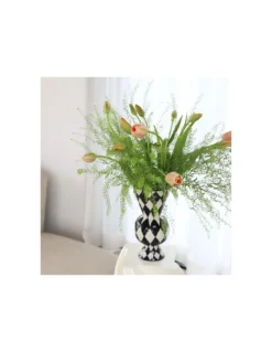 & Klevering Vase Klevering Rhombic - Rouge 8 & Klevering Vase Klevering Rhombic - Rouge -Jolie Bougies Soldes vase klevering rhombic rouge 2