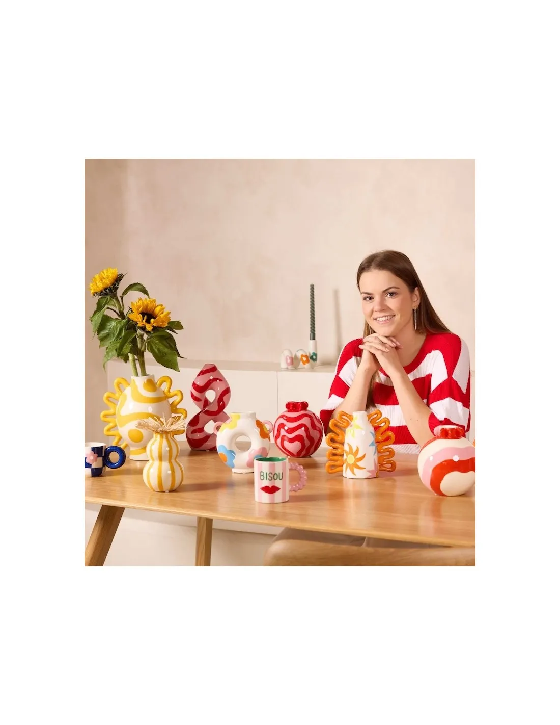 Vase Patricia - Happy Waves 2 Vase Patricia - Happy Waves – Image 2