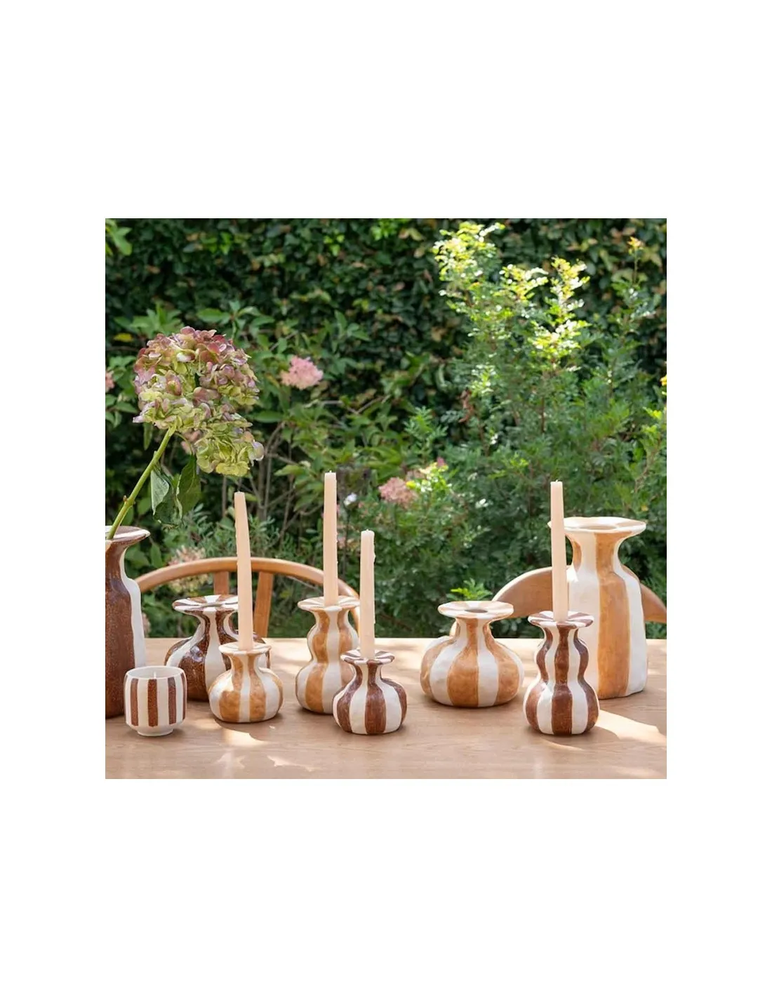 Vase Santorini Andrea House – Design Céramique Méditerranéen 15,5 x 26 cm 2 Vase Santorini Andrea House – Design Céramique Méditerranéen 15,5 x 26 cm – Image 2