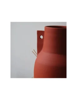 Vase Terre Cuite Emporion - Terracotta -Jolie Bougies Soldes vase terre cuite emporion terracotta 3