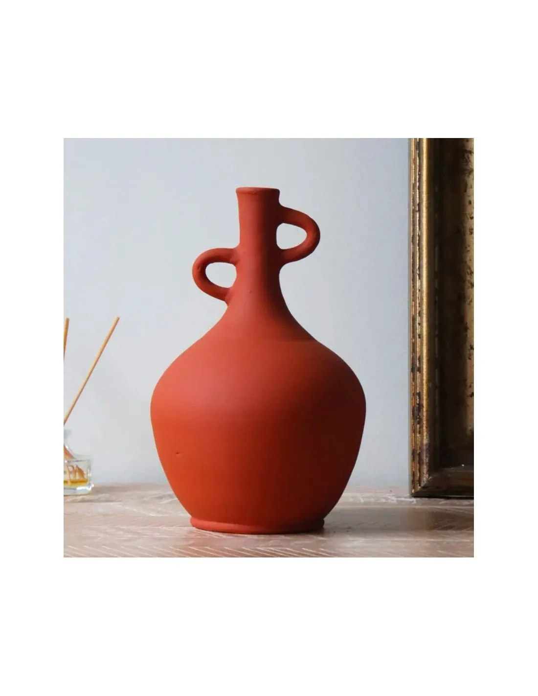 Vase Terre Cuite Lixus - Terracotta 2 Vase Terre Cuite Lixus - Terracotta – Image 2