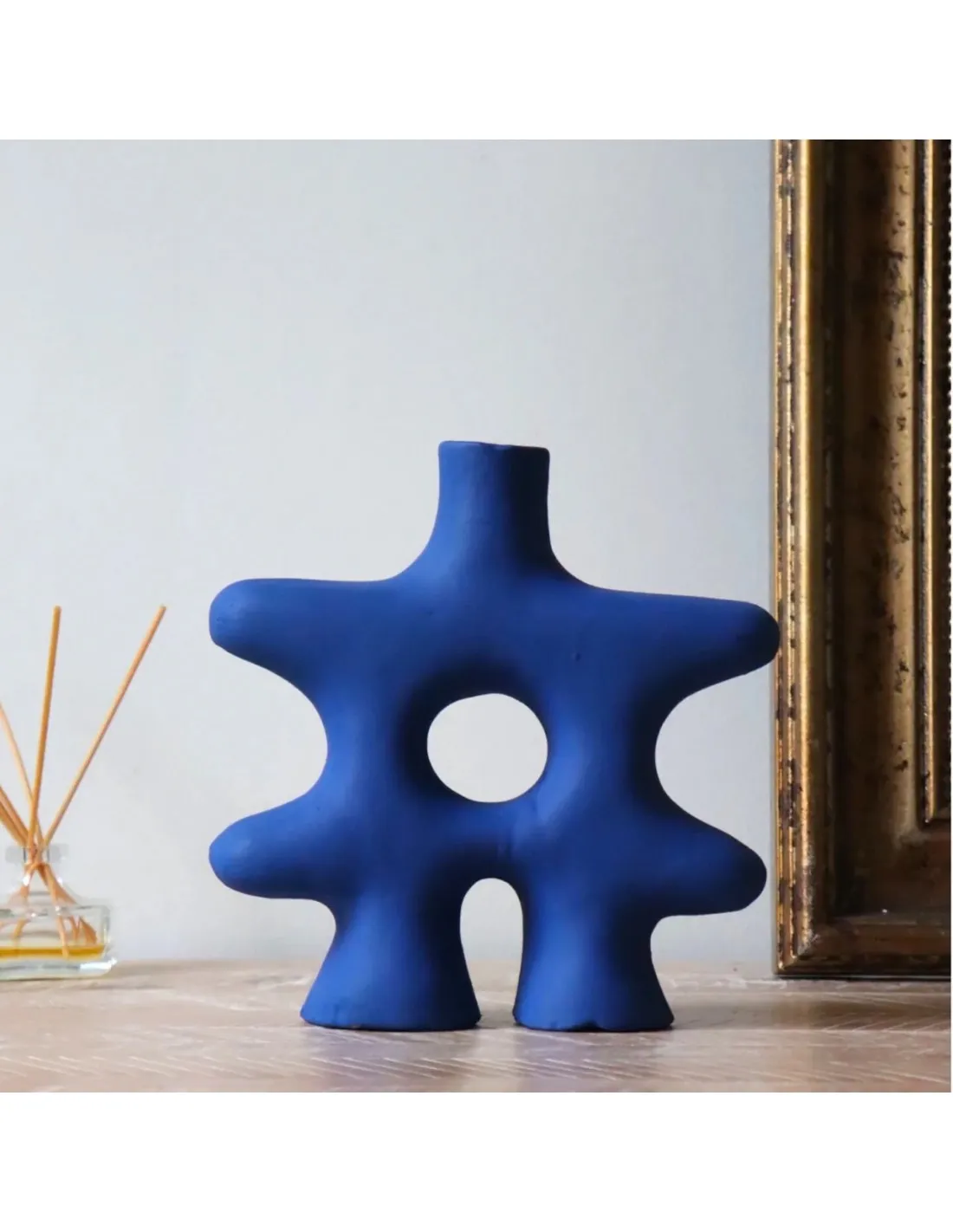 Vase Terre Cuite Nova - Bleu 2 Vase Terre Cuite Nova - Bleu – Image 2